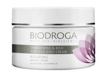 Biodroga Body Spa Relaxing Shimmer und Rich Anti-Age Body Cream 200 ml