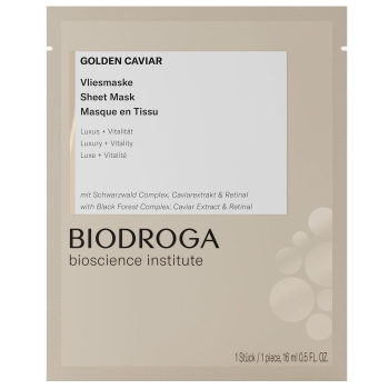 GOLDEN CAVIAR Vliesmaske
